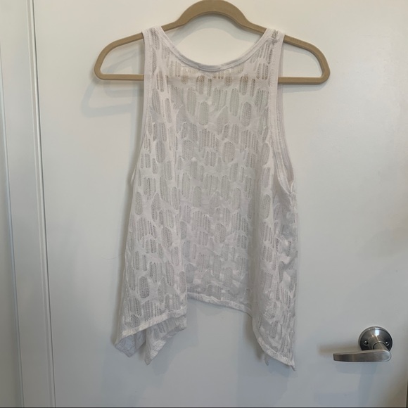 White Lace SwingTank boho top - Picture 10 of 14